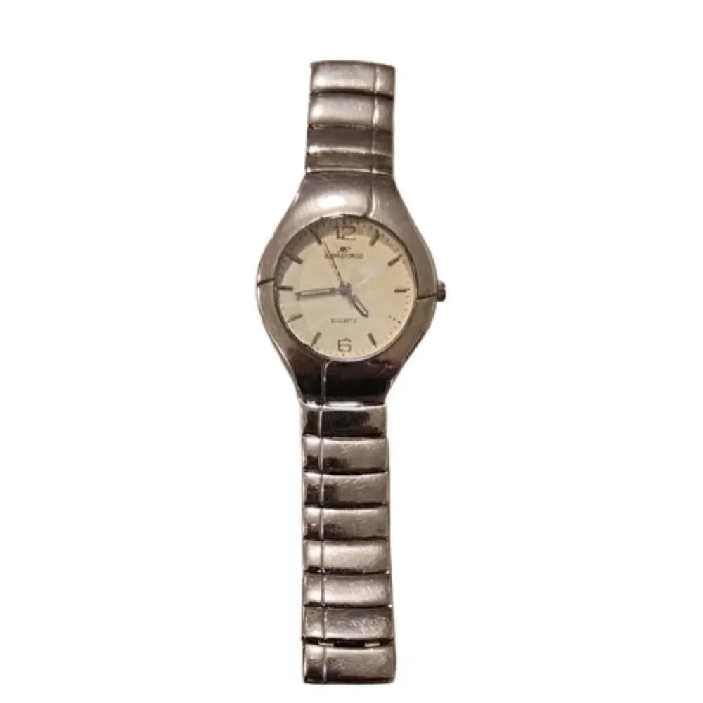[Giani-Giorgio] Stainless Steel Back, Water Resistant, Japan Quartz Watch!